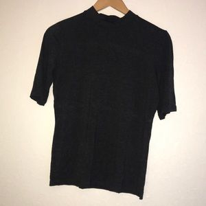 Basic Saks Fifth Avenue Heather Grey Tee